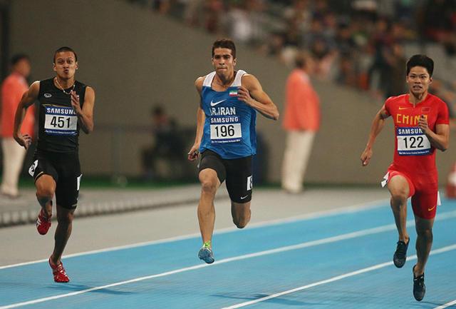 لحظه رکورد شکنی حسن تفتیان در دو 100 متر