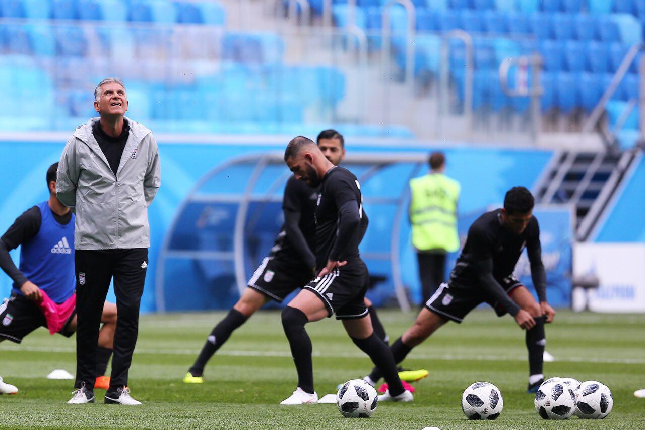 پیگیری تمرینات تیم ملی فوتبال پس از دیدار با اسپانیا