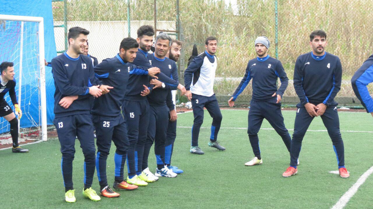 گزارش تصویری تمرین تیم فوتبال شهرداری آستارا در شهر بابلسر 