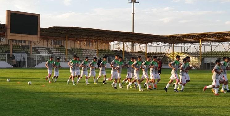 پیروزی  ۵ بر صفر، تیم فوتبال نوجوانان در دیدار دوستانه
