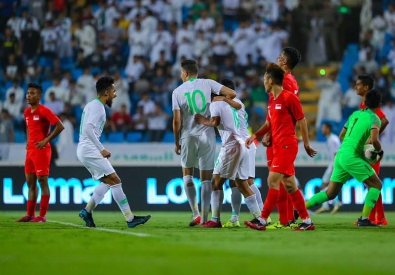 پیروزی عربستان مقابل سنگاپور