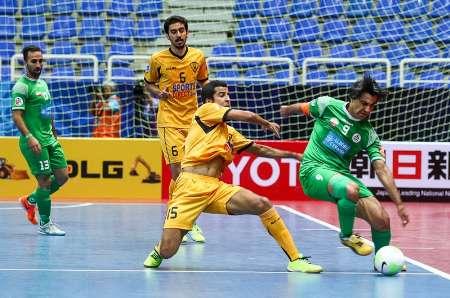 صعود نماینده ایران به یک چهارم نهایی در رقابت های فوتسال جام باشگاه های آسیا
