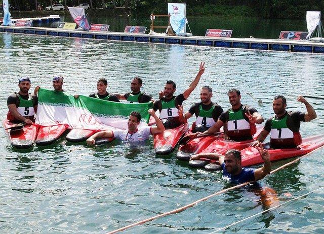تیم ملی مردان ایران به مقام قهرمانی کانوپولوی آسیا رسید
