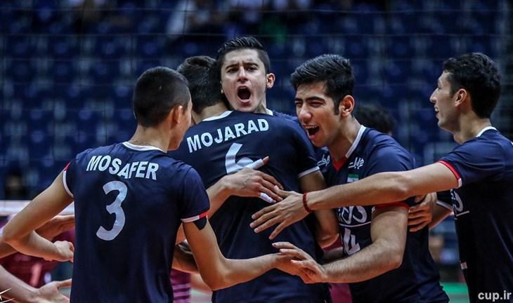 والیبالیست های جوانان ایران باز هم پیروز میدان شدند