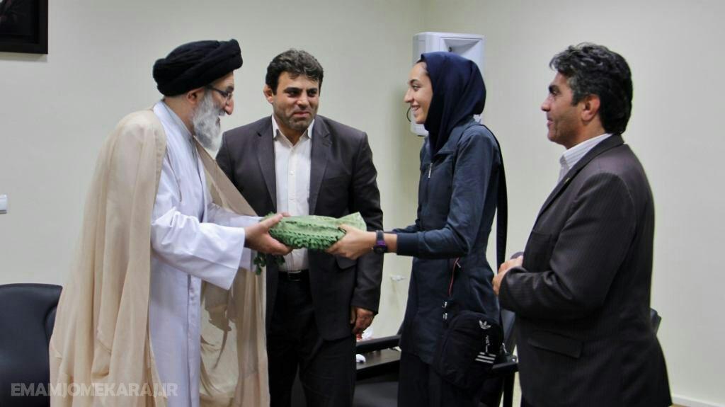  حسینی همدانی حضور مقتدرانه دختر خوب البرز را تبریک گفت