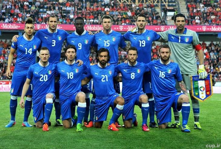 ترکیب رسمی ایتالیا در مقدماتی جام جهانی