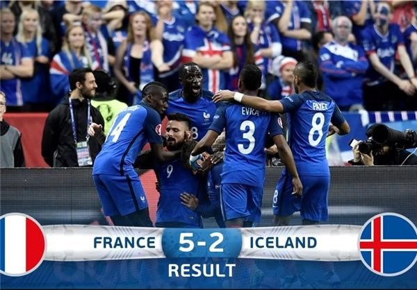 جدال فرانسه و ایسلند 
