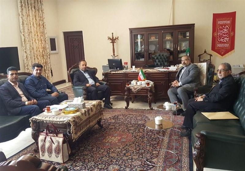  دیدار نمایندگان باشگاه ذوب‌آهن با سرکنسول ایران در کربلا 