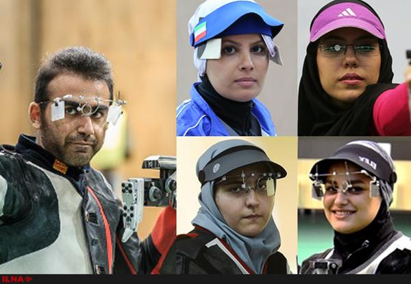 تیم تیراندازان ایران اولین شانس برای کسب  مدال کاروان المپیک
