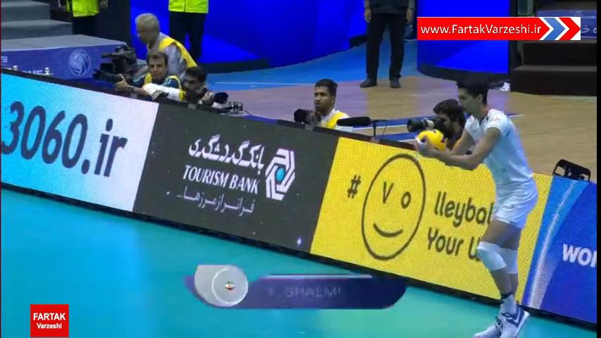 خلاصه والیبال ایران 3-2 بلژیک + فیلم