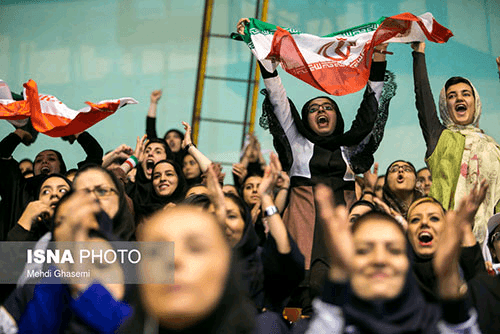 گزارش FIVB از حضور زنان ایرانی در آزادی