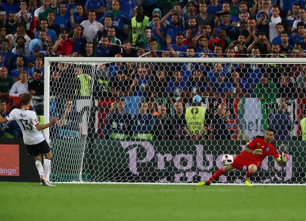 بازی آلمان-ایتالیا، رکورد پنالتی های یورو را تکرار کرد