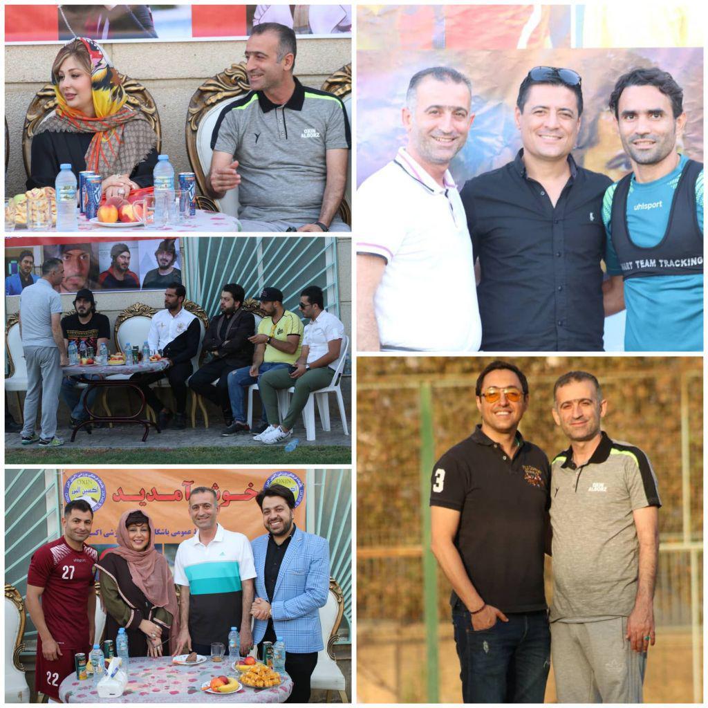 حضور شناخته شده ترین هنرمندان و ورزشکاران ایرانی در تمرینات باشگاه اکسین البرز+گزارش تصویری