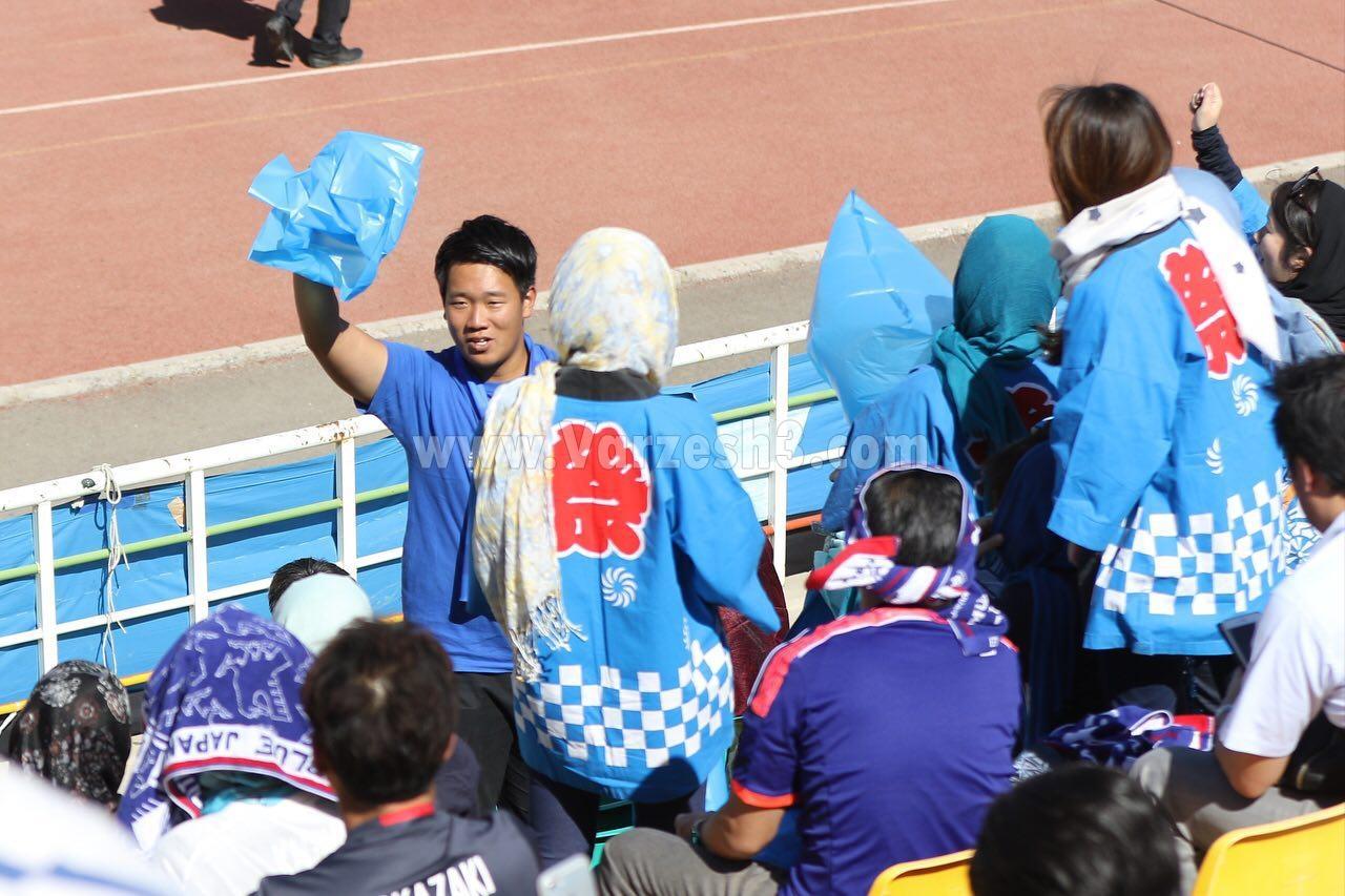 حرکت دیدنی ژاپنی ها در ورزشگاه دستگردی