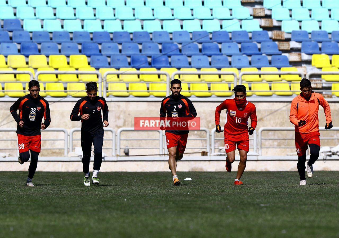 گزارش آخرین تمرین پرسپولیس قبل از بازی با نفت مسجدسلیمان 