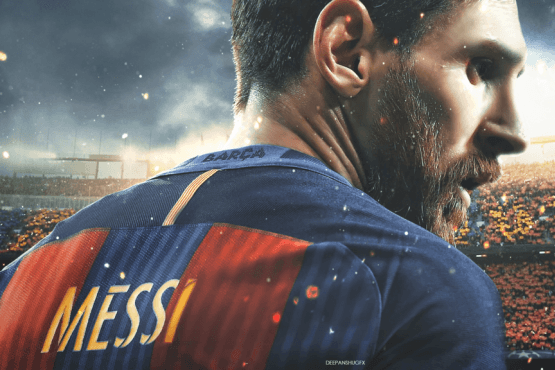 طرحی ویژه برای سالگرد نخستین بازی مسی برای بارسلونا