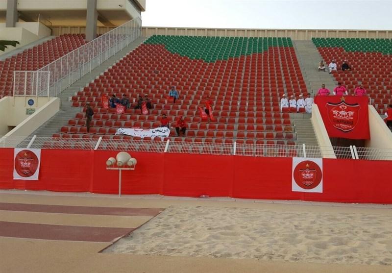  برانکو ترکیب الهلال را آنالیز کرد/ خودنمایی پرچم پرسپولیس در ورزشگاه سلطان قابوس + تصاویر 