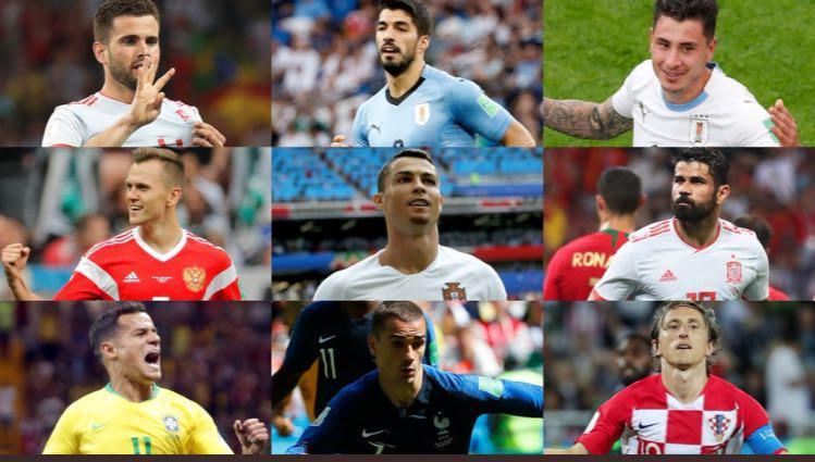 بهترین گلزنان جام جهانی 2018 ؛طبق معمول رونالدو صدر نشین است!