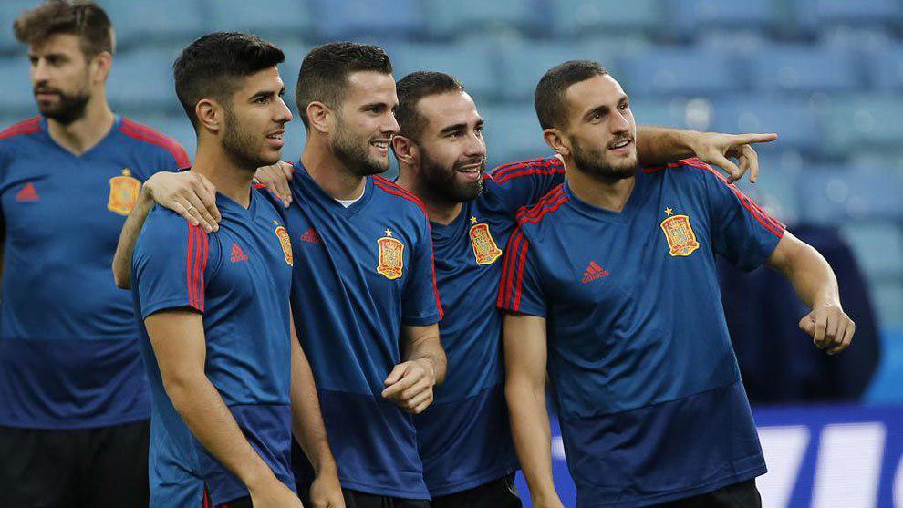 حضور کارواخال در ترکیب اصلی اسپانیا مقابل ایران