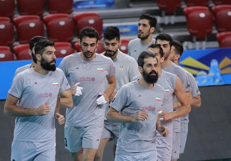 گزارش تمرین تیم ملی والیبال ایران