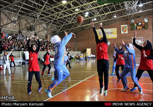 قهرمانی اصفهان درمسابقات جوانان بسکتبال بانوان