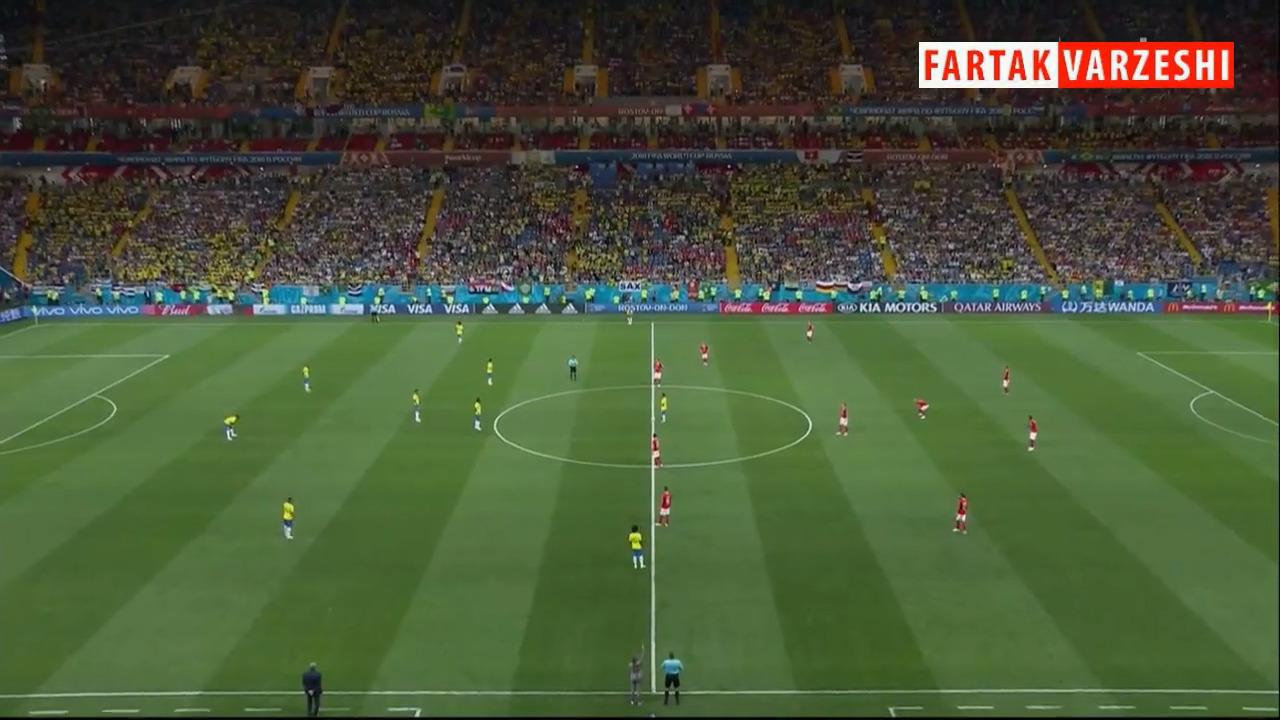 خلاصه بازی برزیل 1 - 1 سوئیس ( جام جهانی 2018 روسیه ) + فیلم