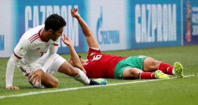 ستاره تیم ملی مراکش ضربه مغزی شده بود!