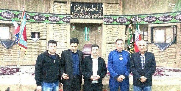 عکس/ حضور موفق ترین مربی لیگ در شلمچه 