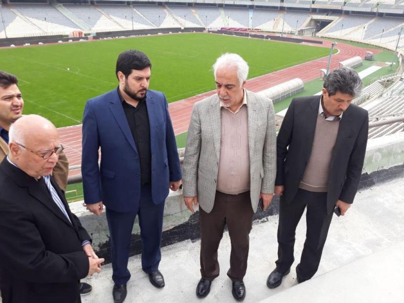 رفع نواقص ورزشگاه آزادی برای دیدار ایران- پرتغال