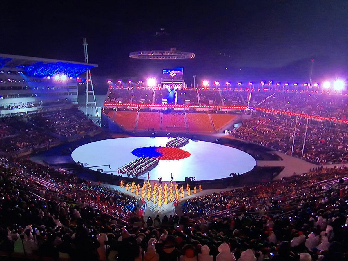گزارش تصویری از مراسم افتتاحیه المپیک زمستانی 2018 پیونگ چانگِ کره جنوبی