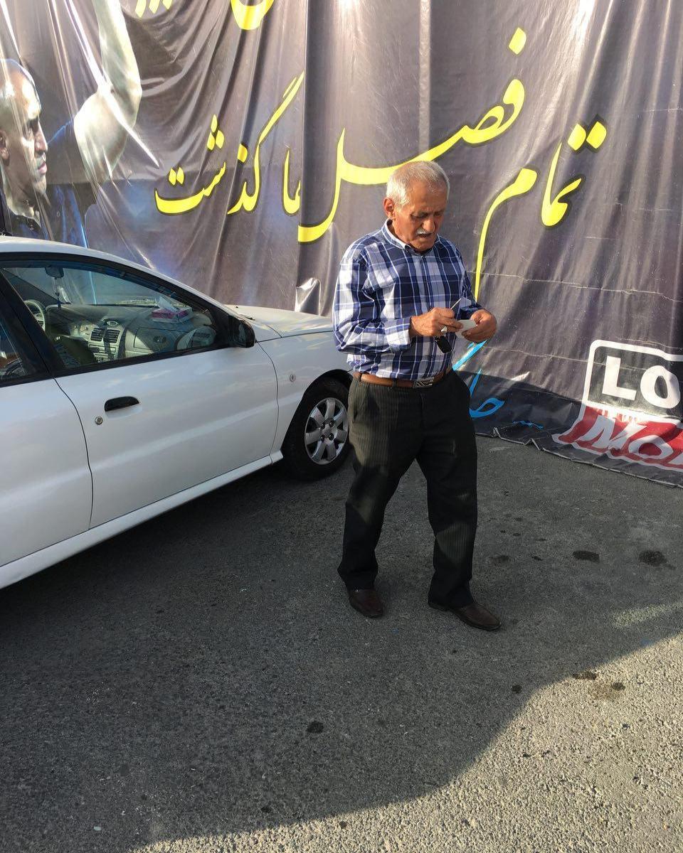 پدرعلیرضا منصوریان مهمان ویژه تمرین استقلال