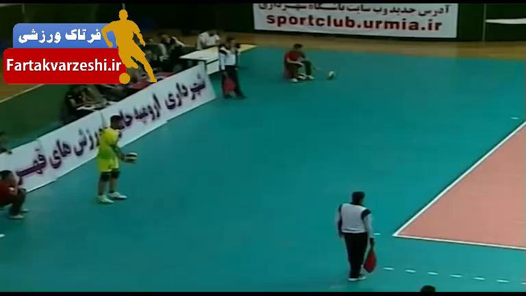 خلاصه والیبال شهرداری ارومیه 3-0 کاله مازندران + فیلم