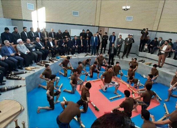 افتتاح زروخانه امام حسن مجتبی (ع) در کرمانشاه با حضور وزیر ورزش