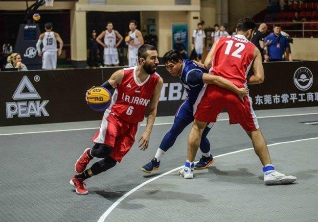 صعود تیم بسکتبال ۳ نفره ایران به جمع ۱۲ تیم برتر کاپ آسیا 