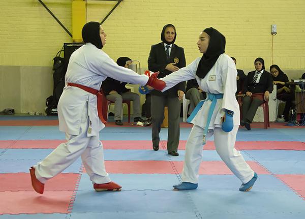 نتایج روز دوم رقابت‌های قهرمانی کشور کاراته دختران مشخص شد