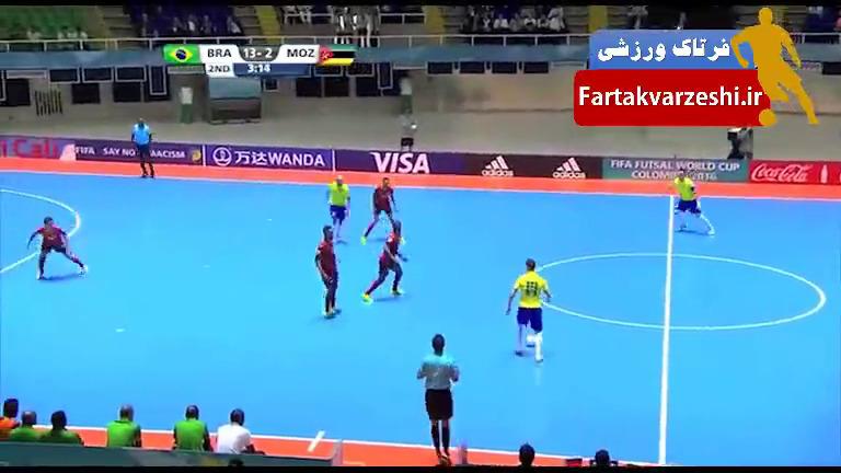 لحظه رکورد شکنی فالکائو در جام جهانی فوتسال + فیلم