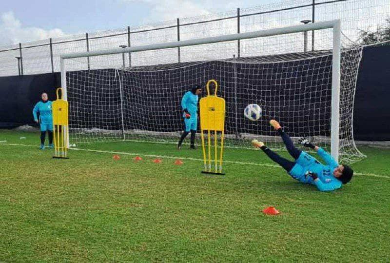  تمرین شاداب تیم ملی فوتبال بانوان پیش از بازی مقابل چین
