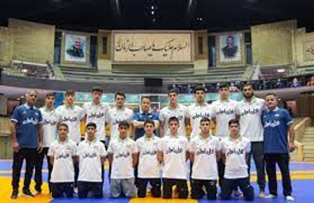 تیم کشتی آزاد نوجوانان ایران قهرمان جام پیروزی ترکیه