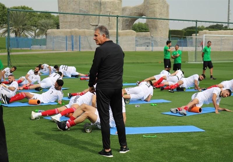 آخرین تمرین ملی پوشان قبل از مصاف با قطر در کمپ اسپایر