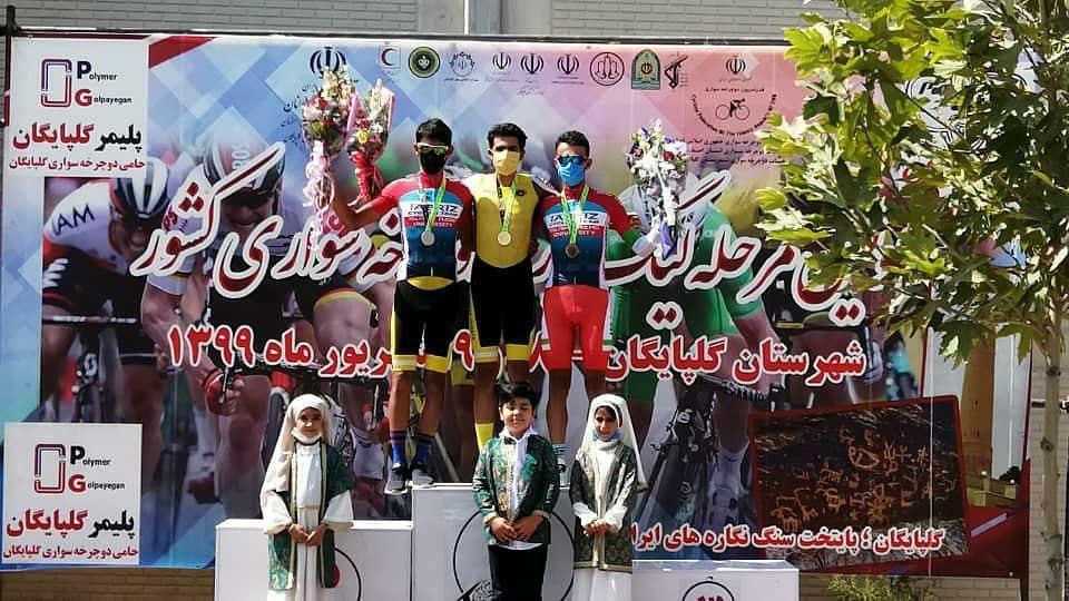 قهرمانی رکابزنان سپاهان در نخستین مرحله لیگ برتر دوچرخه سواری کشور