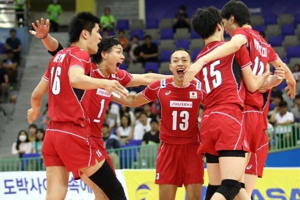 والیبالیست های ژاپن قهرمان آسیا شدند