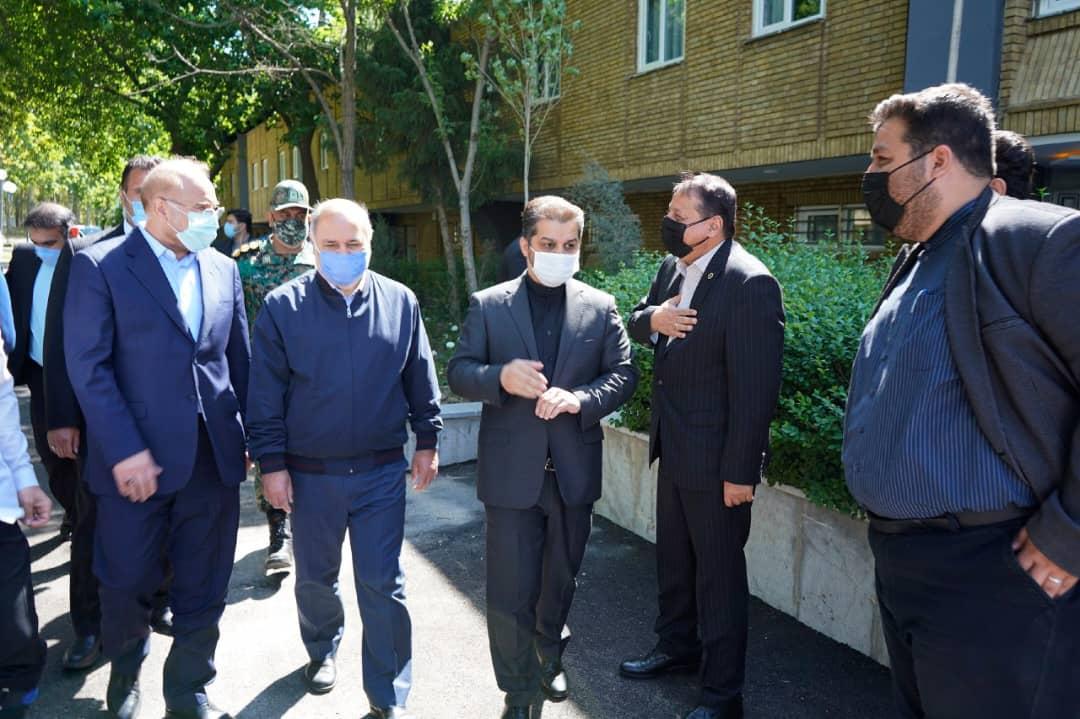 حضور محمدرضا ساکت در مراسم افتتاح خانه کشتی شهید صدرزاده