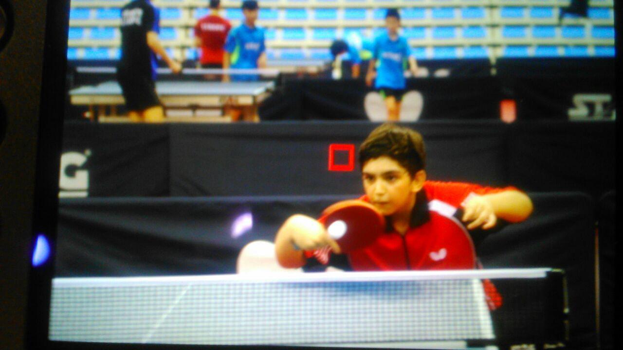 نوید شمس و درخشش قابل تحسین در مسابقات جهانی تنیس روی میز