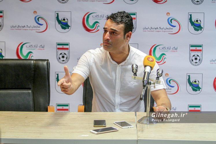 نظرمحمدی: افتخار می کنم بالاتر از تیم های میلیاردی لیگ یک حضور دارم