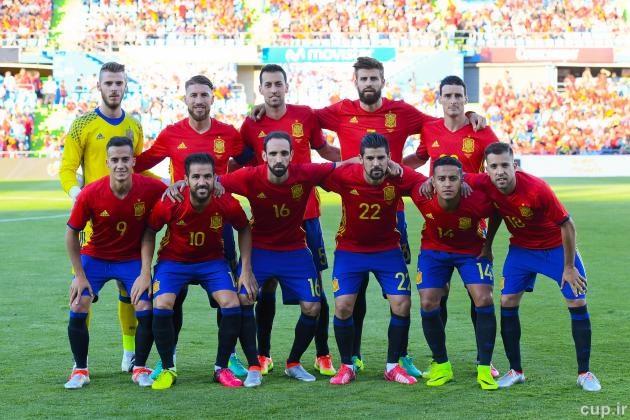 ترکیب رسمی اسپانیا مقابل انگلیس