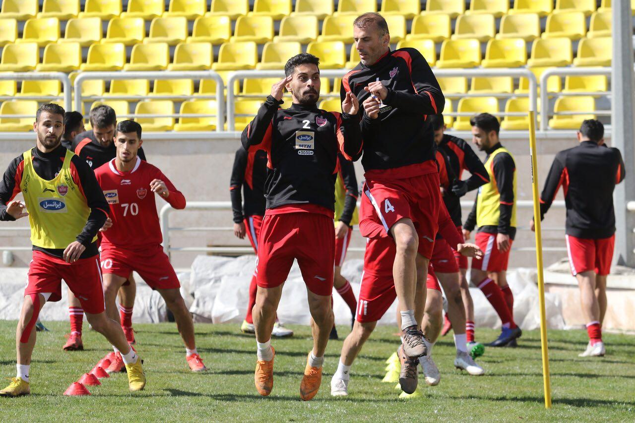 گزارش آخرین تمرین پرسپولیس پیش از بازی با استقلال خوزستان