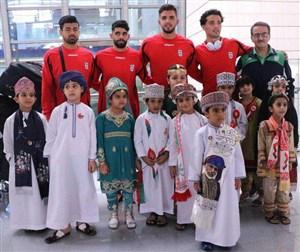 تیم فوتبال امید وارد عمان شدند 
