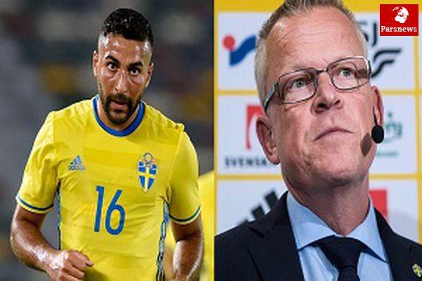 واکنش سرمربی سوئد به حضور احتمالی سامان قدوس در تیم ملی ایران 