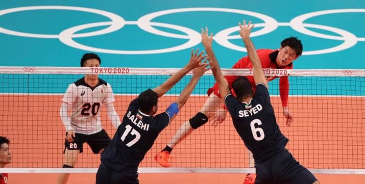 المپیک توکیو| شکست والیبال ایران مقابل ژاپن؛ آرمان والیبال محقق نشد