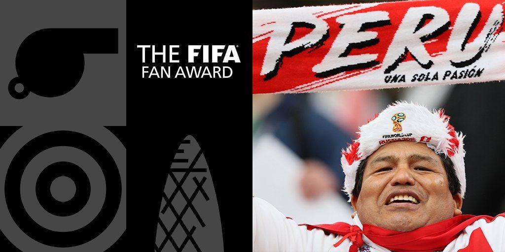 جایزه برترین طرفداران سال فیفا به طرفداران کشور پرو رسید